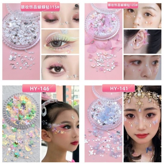 กลิตเตอร์ คริสมาสต์ มีเจลกาวในตัวและไม่มีกาว ใช้แต่งหน้า ทาตัว (พร้อมส่งจากไทย🇹🇭) - รูปที่ 4