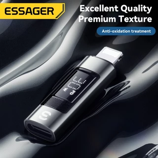 Essager 60W C-L/L-C อะแดปเตอร์จอแสดงผลดิจิตอล