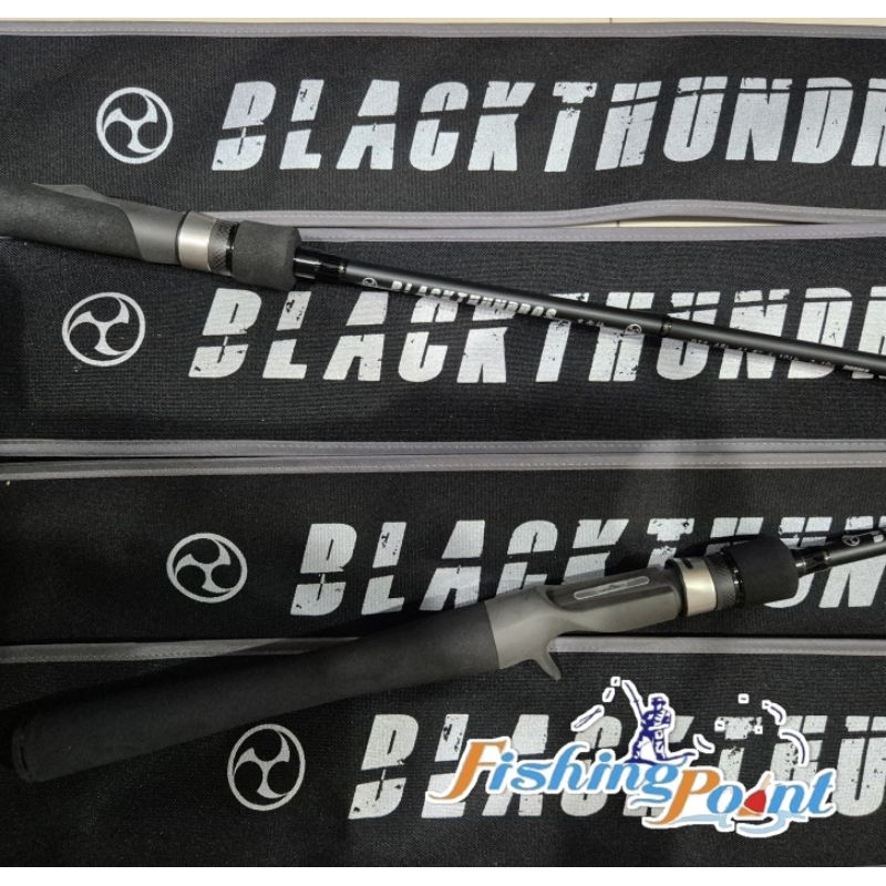 คันเหยื่อปลอม/คัน Rapala Black thundros มีทั้งสปิน/เบท (พร้อมประกันคันจาก Rapala)