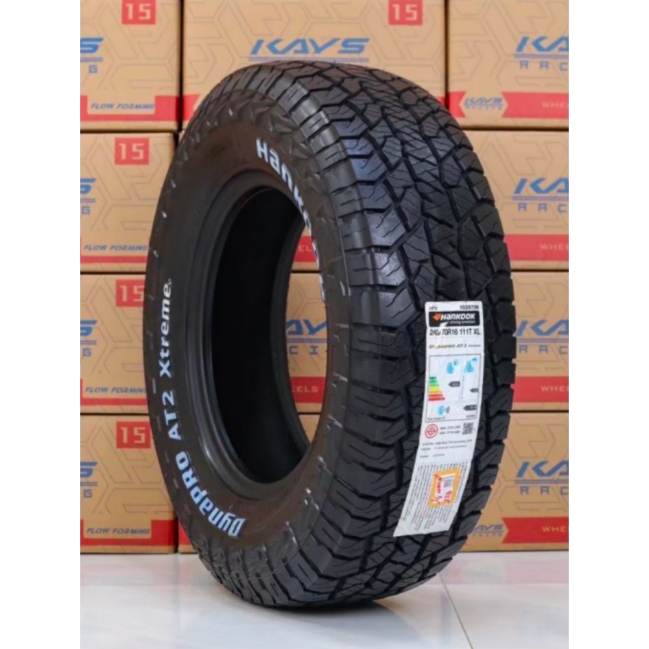 16 2024 ยางรถยนต์ขอบ 15 hankook AT2x ราคา1เส้น 245/70R16 265/70R16 265/75R16 เลือกได้