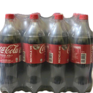 โค้ก น้ำอัดลม ขนาด1.25ลิตรแพ็ค12ขวด นำเข้า (1คาสั่งซื้อ/1แพ็ค)