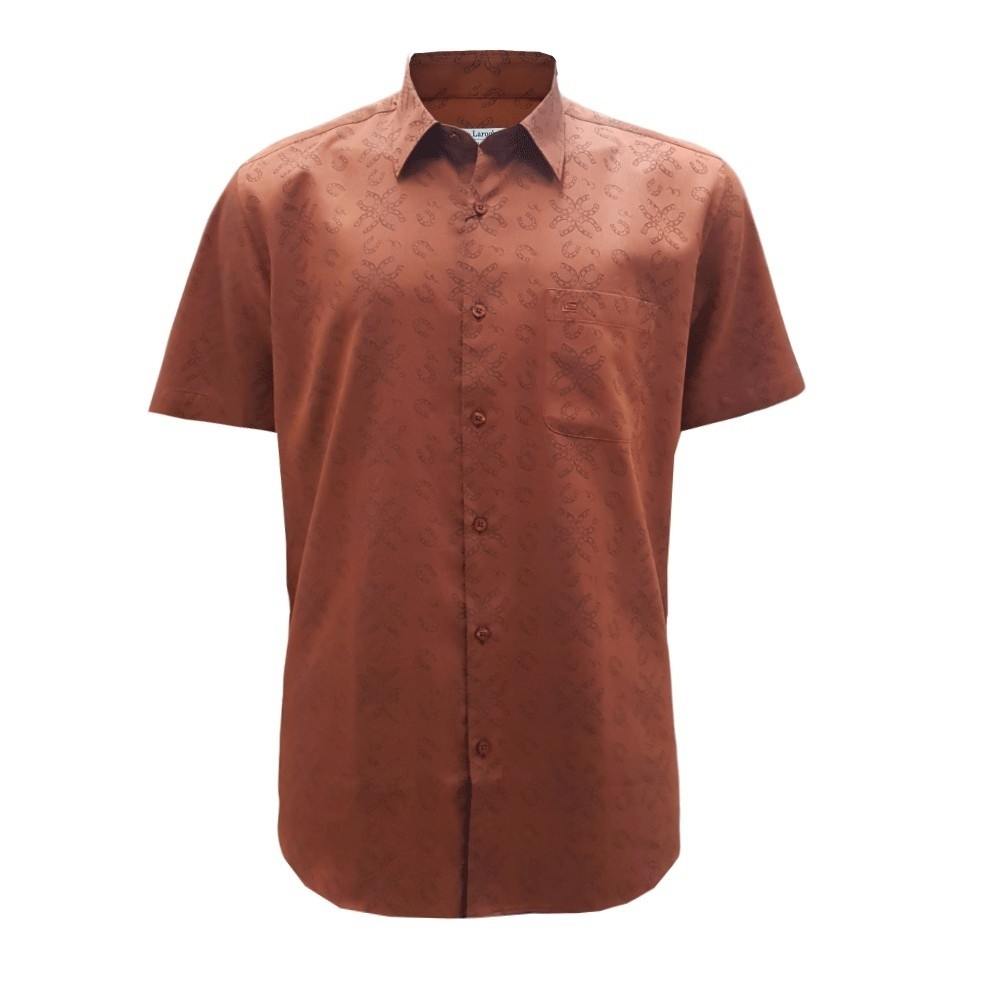 (Easy E-Receipt) Guy Laroche เสื้อเชิ้ตลำลองแขนสั้น ทรง SLIM FIT รุ่น BAC9205W3