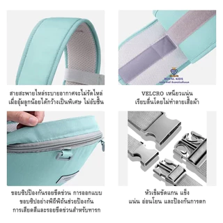 เป้อุ้มเด็ก เป้อุ้มเด็กฝ้าย 0-4 ปี Baby Carrier เป้อุ้มเด็กระบายอากาศ 3-in-1 กระเป๋าอุ้มเด็ก กระเป๋าอุ้มลูกสินค้า กันแดด