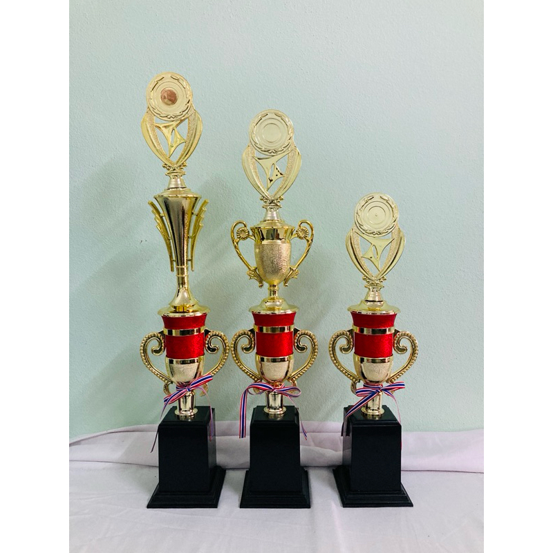ถ้วยสี ต่อแตร/หงส์ ชุด 3 ใบ สำหรับกีฬาต่าง ๆ ไก่ชน ฟุตบอล วอลเลย์ ตะกร้อ แบอมินตัน เปลี่ยนหัวได้ ฟรี