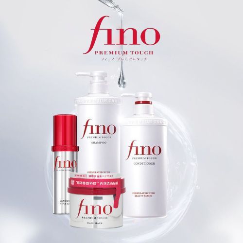 Shiseido fino Premium Repair Touch hair treatment Essence mask 230g มาสก์บํารุงเส้นผม fino Tsubaki เคราติน ครีมนวดผม