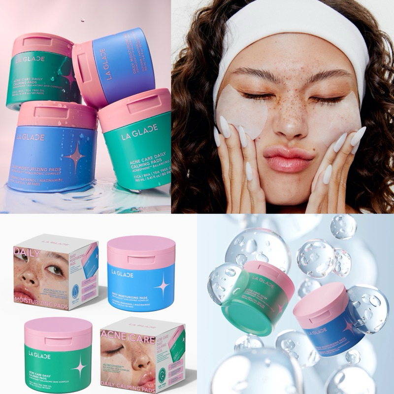 (กดในไลฟ์เหลือ290.-ส่งฟรี ) New Toner Pads Laglace โทนเนอร์แพด มี2สูตร สูตรชุ่มชื้น สูตรผิวเป็นสิว (67)