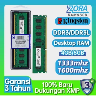 Kingston DDR3/DDR3L RAM 4GB/8GB 1333/1600MHz PC3-10600 PC3-12800 UDIMM Desktop memory PC Gaming RAM