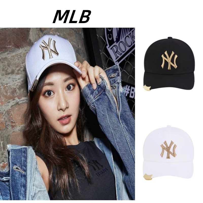 พร้อมส่ง⭐MLB หมวกแก็ป 3ACP5001N 50GOS GOLD NEW YORK YANKEES