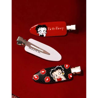[พร้อมส่ง🇹🇭] กิ๊บติดผม Betty Boop 4-6 pcs/pack ไม่ทิ้งรอยหนีบบนเส้นผม