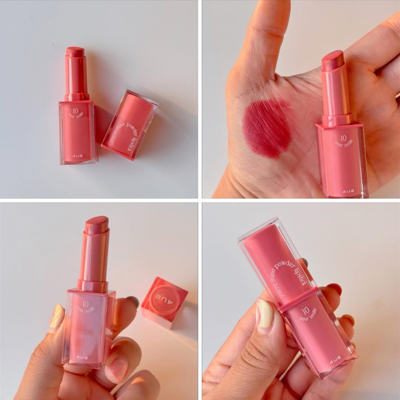 ลิป 4U2 You're Mine Powder Lipstick แมทต์ เนื้อแป้ง พาวเดอร์ ลิปสติก กลบสีปาก