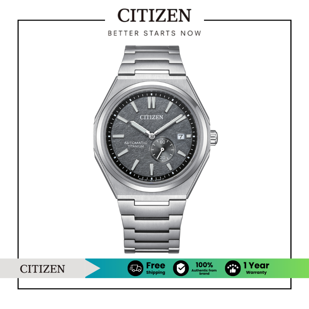 Citizen Automatic ZENSHIN Super Titanium™ Small Seconds NJ0180-80H Men's Watch ( นาฬิกาผู้ชายระบบออโ