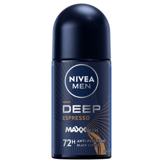 NIVEA - MEN ROLL ON DEEP ESPRESSO (50ml.) นีเวีย เมน โรลออน ดีพ เอสเปรสโซ