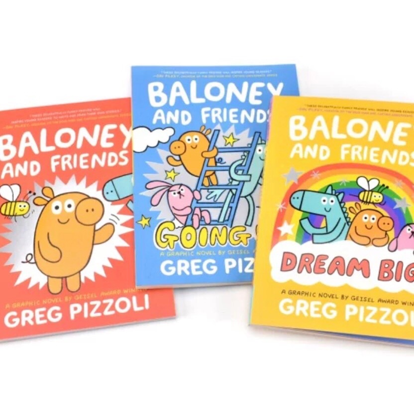 พร้อมส่ง Baloney ชุด 3 เล่ม comic book children หนังสือเด็ก ภาษาอังกฤษ