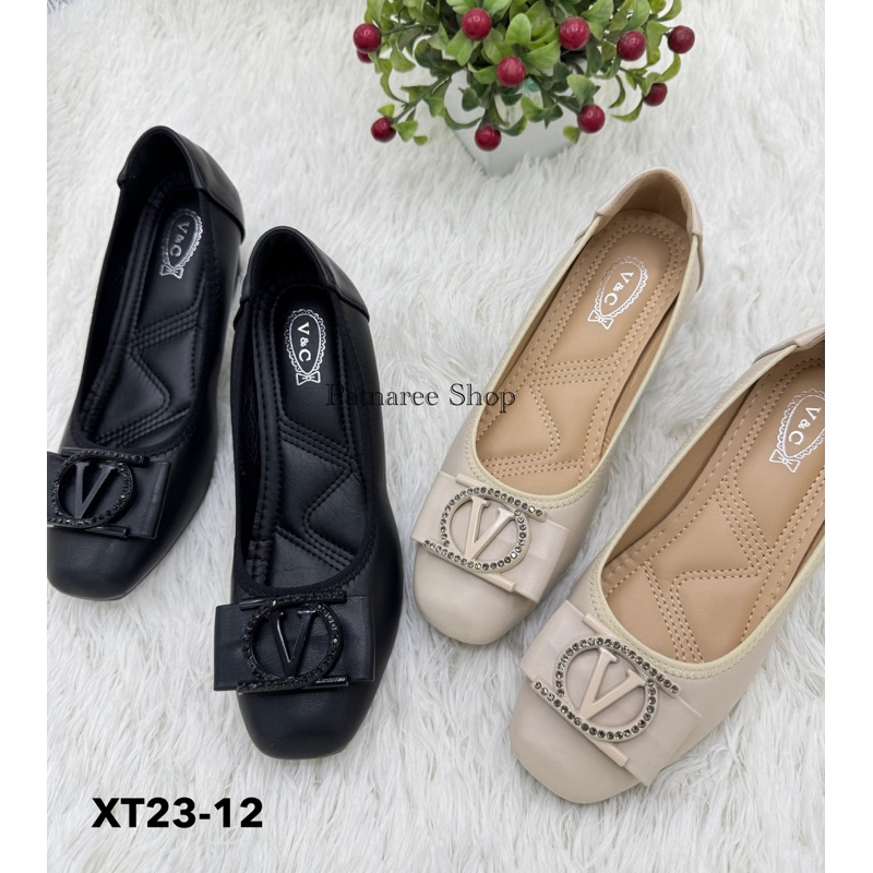 ⭐️พร้อมส่ง⭐️รองเท้าคัชชูทำงาน รุ่น XT23-12 หนังนิ่ม Size 35-40
