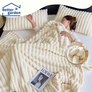 🏷️[Home] ผ้าห่มขนกระต่าย 5ฟุต/150cm ผ้าขนแกะเทียม คุณภาพดีนุ…