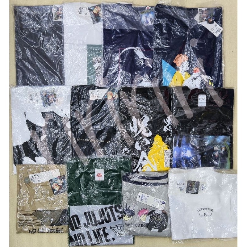 อัปเดต 17/12/68  พร้อ​มส่ง ลิขสิทธิ์​แท้ เสื้อ Uniqlo/GU โกะโจเกะโทเมงุมิยูตะริกะสุคุนะ