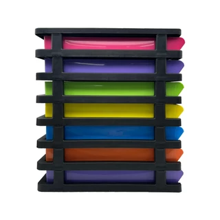 Orca ตู้เอกสาร SBN-7 โครงดำทึบ 7 ชั้น ลิ้นชักคละสี ใส่กระดาษ A4 ได้ ตู้ใส่เอกสาร ตู้ใส่A4