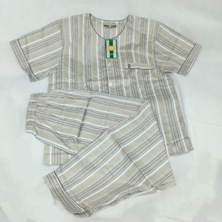 ชุดนอนคอกลมขายาวCotton100% ยี่ห้อGOLDEN DRAGONไซส์ L-XL