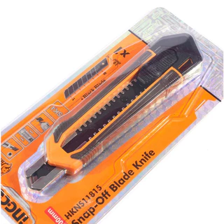INGCO มีดคัตเตอร์ 18MM หมุนล็อค HKNS16618 กดล็อค HKNS11815 พร้อมใบมีด 1 ใบ