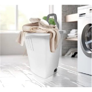 ตะกร้าผ้าจัมโบ้มีฝาปิด พร้อมล้อลาก