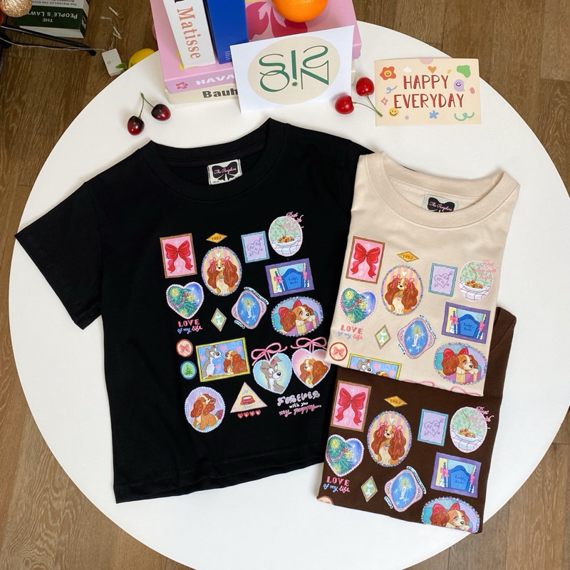SIS.ON | พร้อมส่ง  Merry Chrismas เสื้อครอป crop top PK หมาเลดี้ picture – โปรปัง