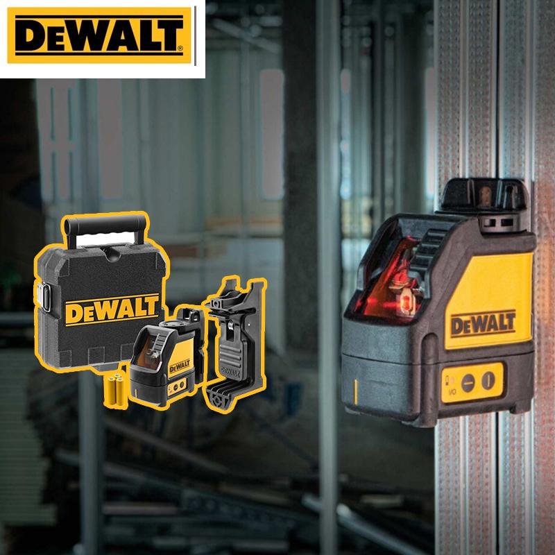 DEWALT เลเซอร์วัดระดับกากบาท เส้นสีแดง รุ่น DW088K