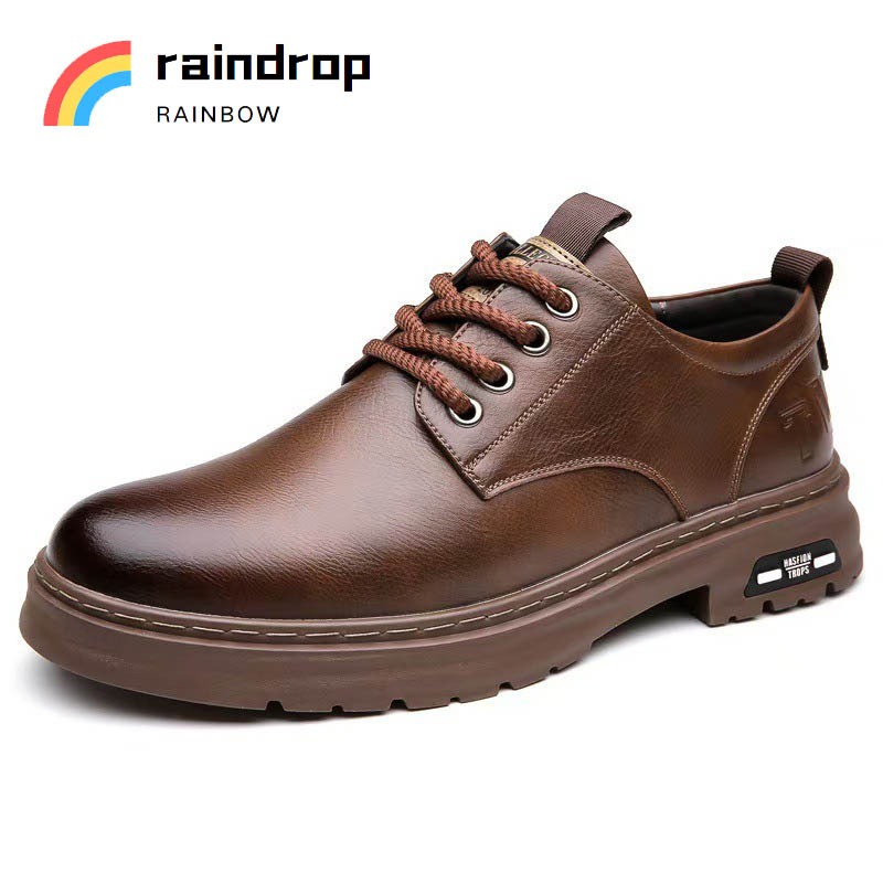 รองเท้าธุรกิจ รองเท้าหนังขัดมัน แฟชั่นลำลอง Leather shoes🛒