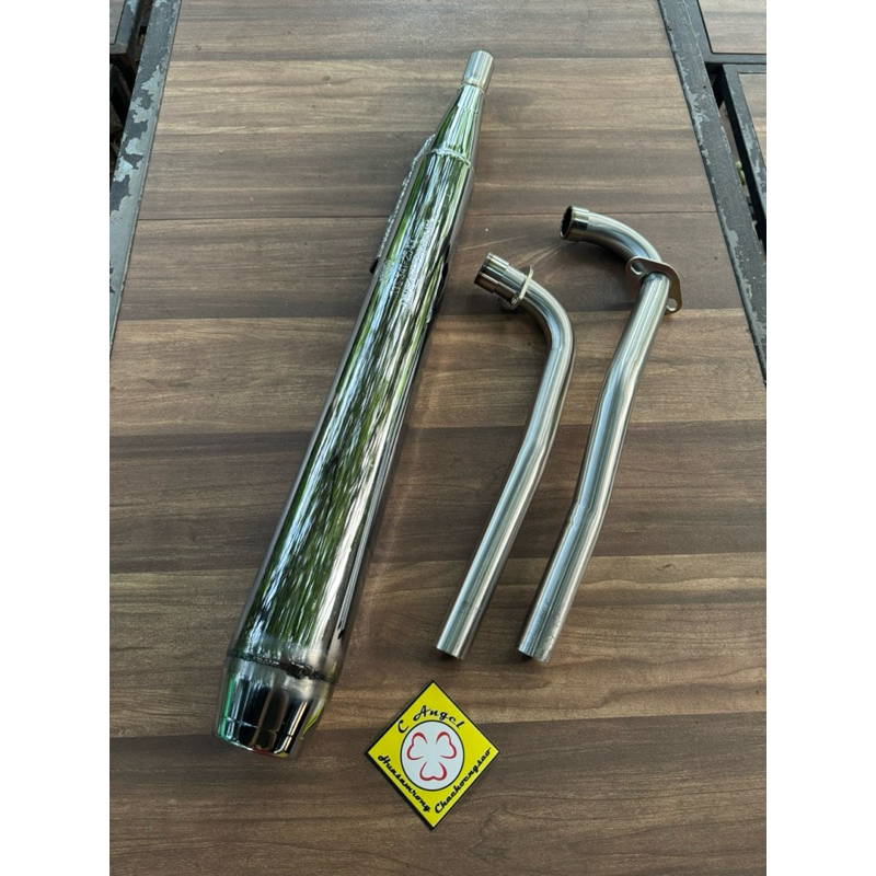 ท่อผ่า C700 C900 Custom C90 DELUK แบบคอแยก (ขนาดคอ 28 มิล)