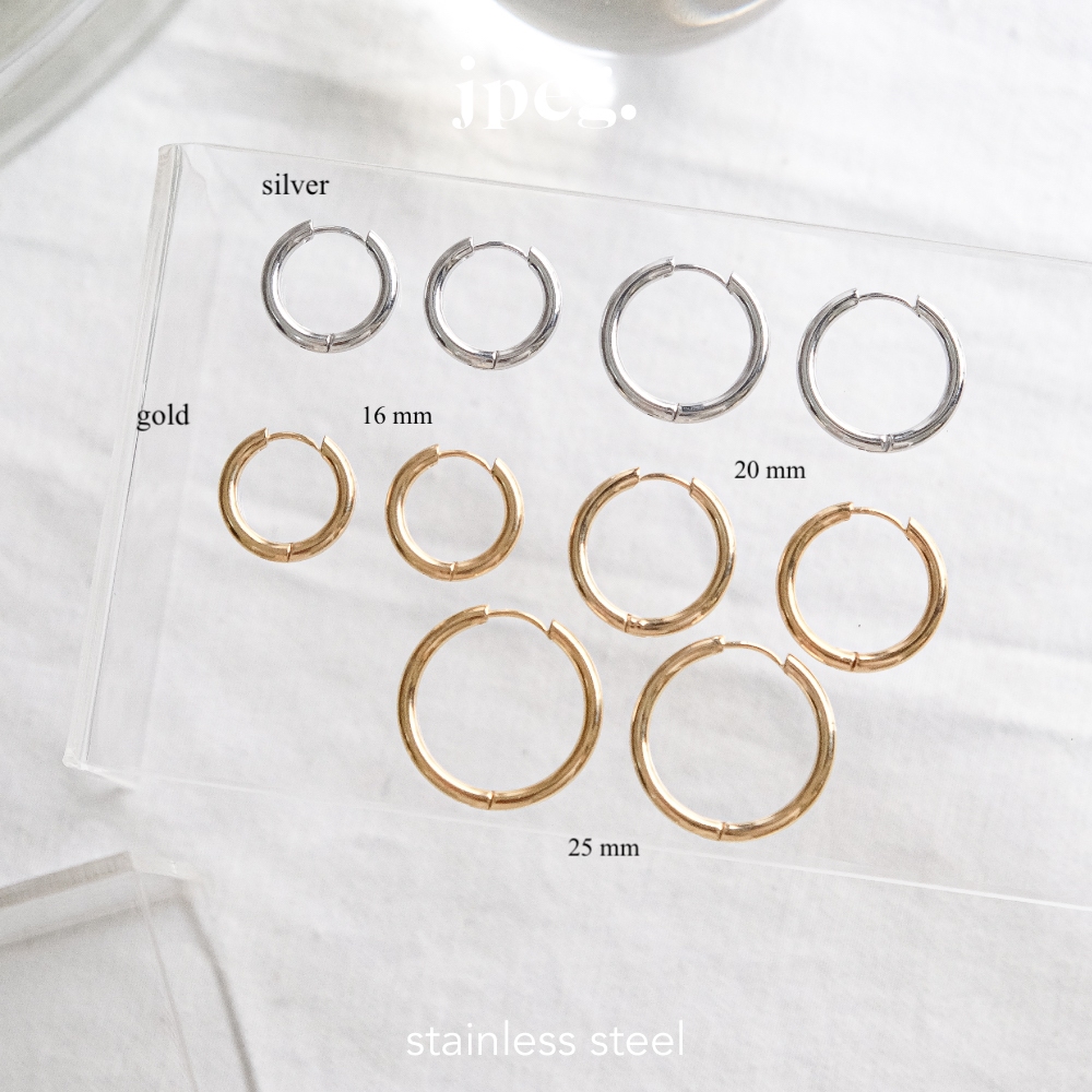 JPEG - Hoop Earring 2.5 MM (Stainless Steel)