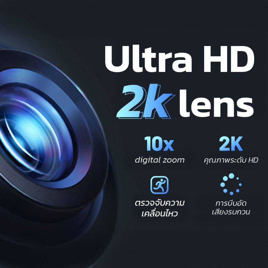 IWACHI กล้องวงจรปิด Mini รุ่น Wifi คมชัดระดับ Ultra HD ใช้ภายในบ้าน  เชื่อมต่อผ่าน App