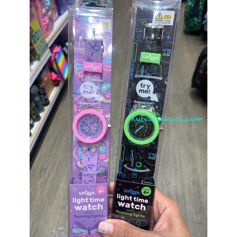 Smiggle 🌸 นาฬิกา ข้อมือ แบบเข็ม