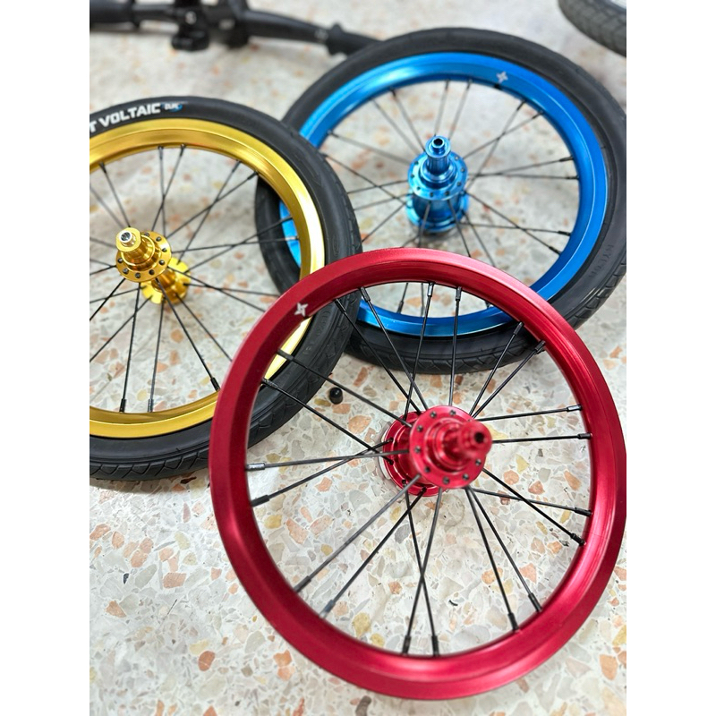 ชุดล้อขาไถ Gipsy 14" สำหรับจักรยาน Strider 14x และขาไถ14"