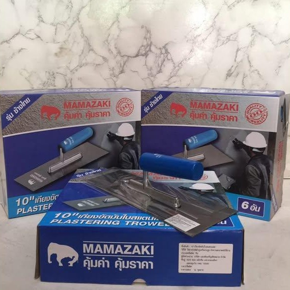 เกรียงขัดมันสแตนเลส Mamazaki  ขนาด 10 นิ้ว (ราคาต่อโหล)