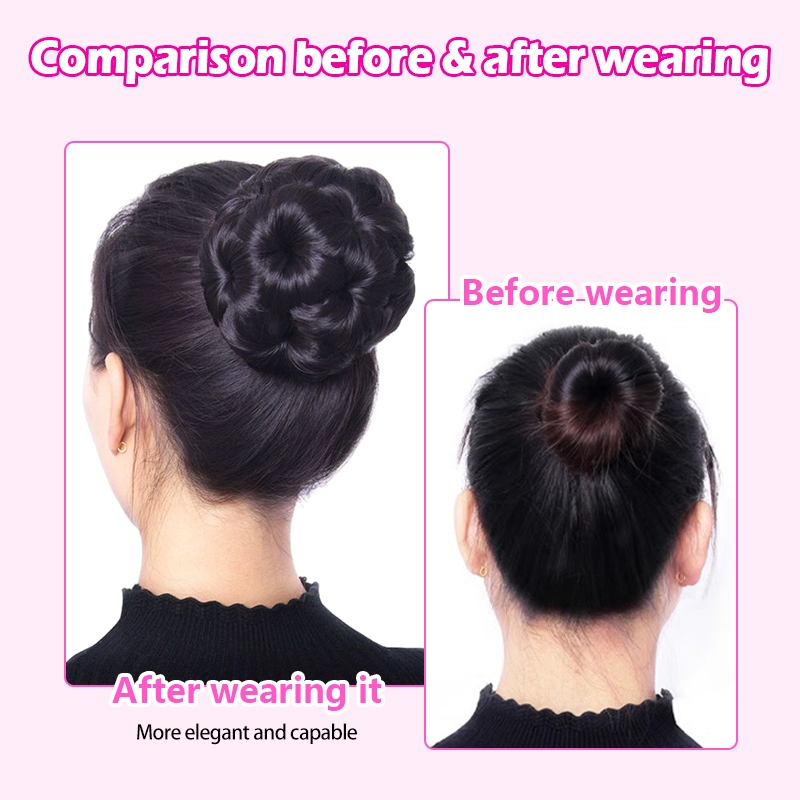 แฮร์พีช ดังโงะ กิ๊ฟเสียบมวยผม ดังโงะดอกไม้  ผมหยิก กิ๊บมวยผม - รูปที่ 4