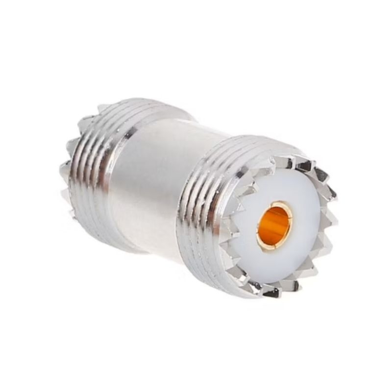 (1ตัว) ขั้วตัวหนอน(ข้อต่อตรงPL259) ขั้วแปลง ตัวหนอน แจ็ก PL259 ตัวเมีย - แจ็กPL259 ตัวเมีย