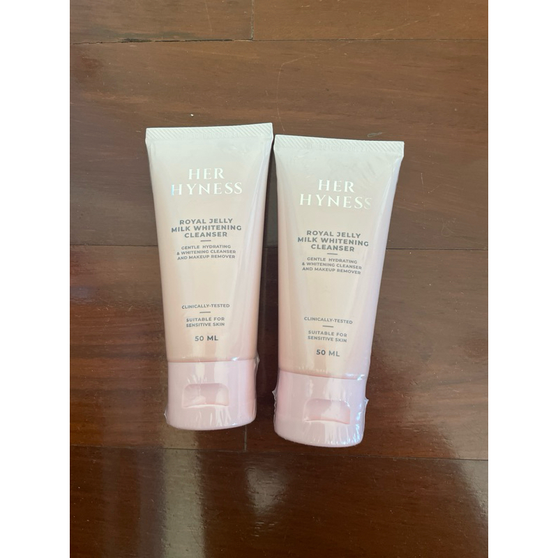 ไม่แท้คืนเงิน50เท่า Her Hyness royal jelly milk whitening cleanser คลีนเซอร์