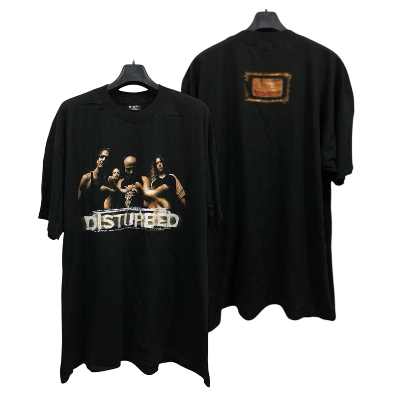 [จัดส่งฟรี!!!] เสื้อวงดนตรี Vintage Disturbed ปี 2000 Size 2XL สินค้าลิขสิทธิ์แท้ 100%