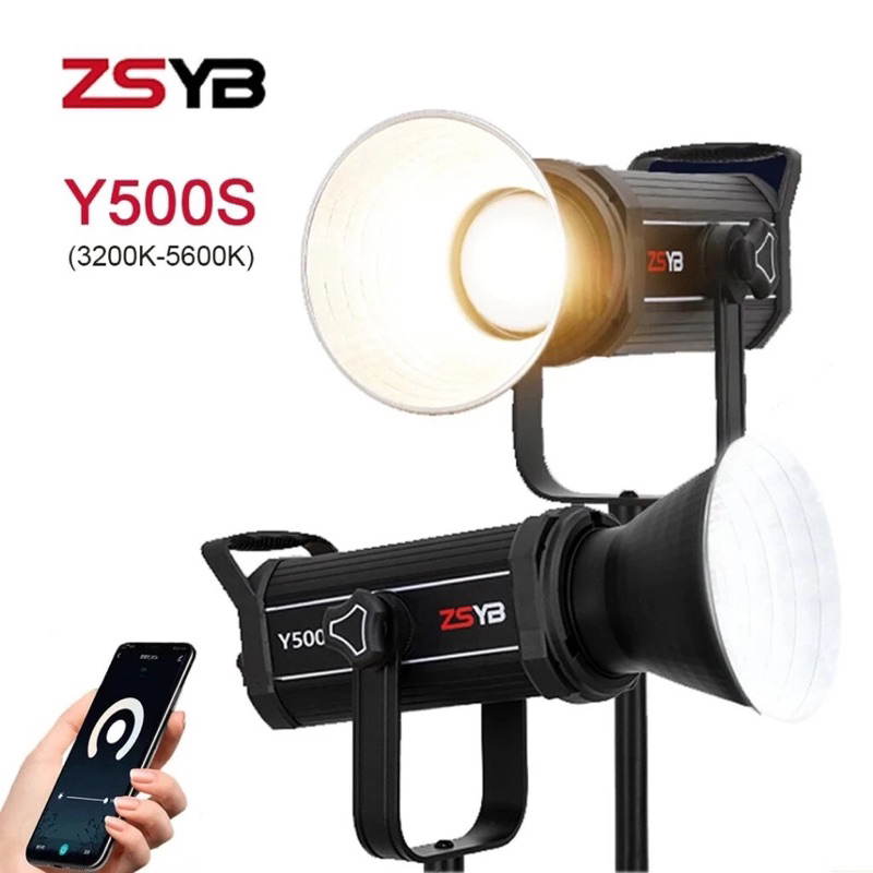 ZSYB Y500S ไฟสตูดิโอ  Video Light Bi Color LED 500w (3200-5600k) Bowen Mount