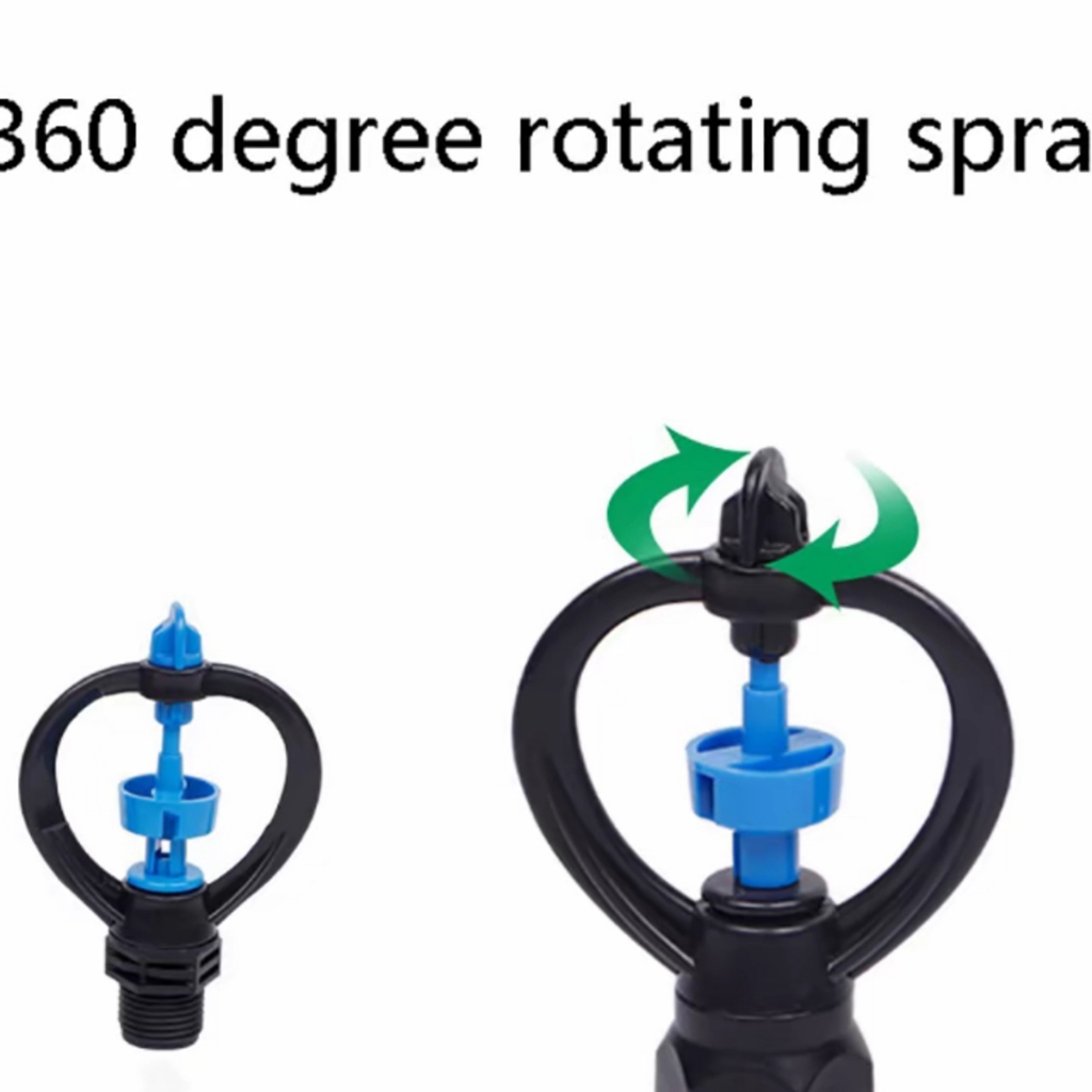 สปริงเกอร์ สปริงเกอร์รดน้ำ สปริงเกอร์ใบหูช้าง โครงหมุนรอบตัว สปริงเกอร์หัวเหวี่ยง รดน้ำ ระบบรดน้ำ รดน้ำ พร้อมส่ง - รูปที่ 6