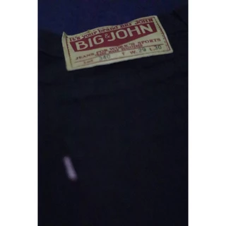 กางเกงยีนส์ BIG & JOHNs ขากระบอก มีสี ดำและยีนส์