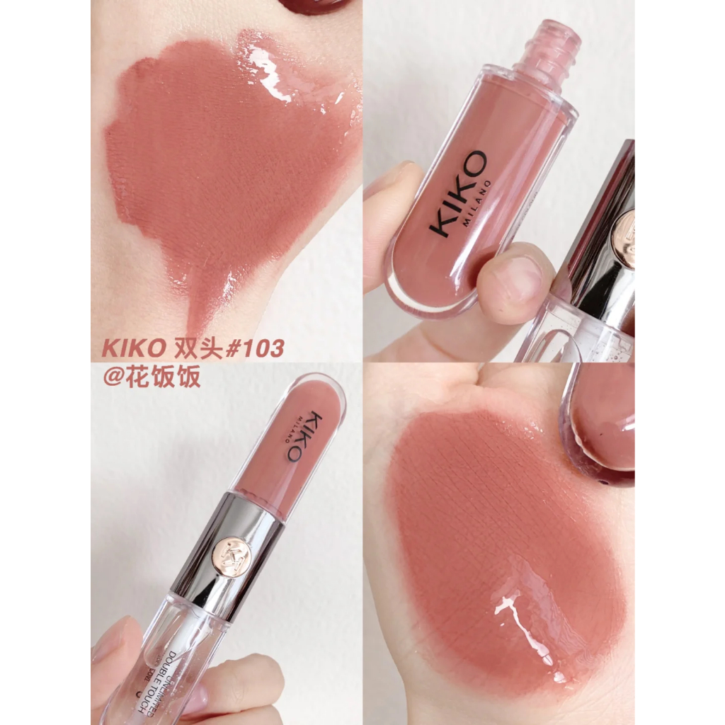 ⚡Sale⚡แท้100%⚡สีขายดี (103,108,126)KIKO Unlimited Double Touch Lipstick