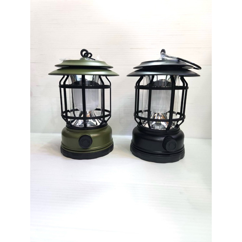 ตะเกียงโซล่าเซลล์ Camping Lamp LED พร้อมถ่านชาร์จและสายชาร์จUSB 5w F-947 - รูปที่ 5