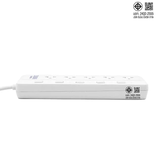 ปลั๊กไฟ Vexxo Sportec รุ่น P550 (10A 2300W) : 5 ช่องเสียบ 5 สวิตช์ : สายยาว 3 / 5 / 10 เมตร