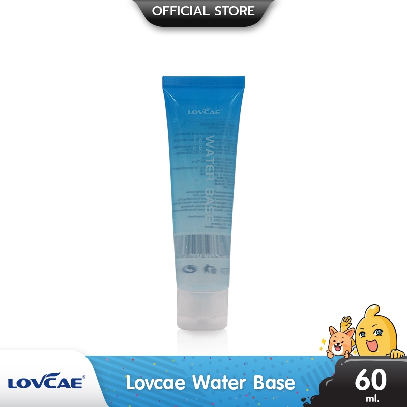 Lovcae Water Base เจลหล่อลื่นสูตรน้ำ เนื้อเจลใส สูตรเข้มข้น แห้งช้า บรรจุ 1 ชิ้น (ขนาด 60 ml.)