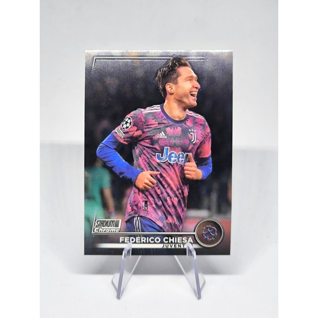 Topps Stadium Club Chrome UEFA Champions League Soccer Cards 2022-23 ราคา ถูกที่สุด ดีลบีเคเค แกลเลอรีภาพที่ 8