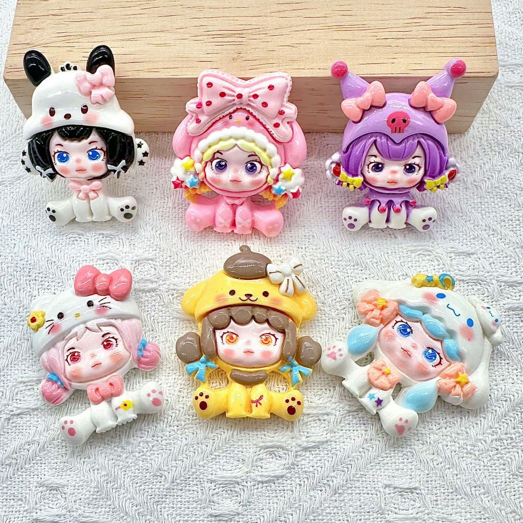 สินค้าใหม่เคลือบเงาร้องไห้เด็กการ์ตูนสาวรองเท้าเสื้อผ้าอุปกรณ์เสริมเรซิ่นถ้วยน้ํากรณีโทรศัพท์ครีมกาวอุปกรณ์เสร - รูปที่ 4