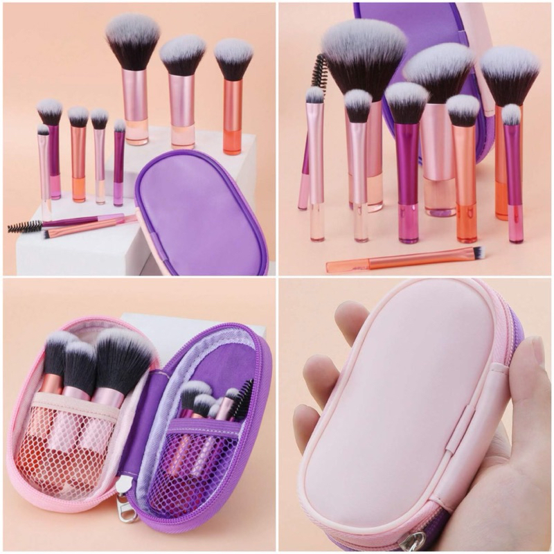 Sheglam ชุดแปรงแต่งหน้า 10ชิ้น พร้อมกระเป๋าพกพา