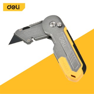 Deli มีดพับพกพา มีดพกเดินป่า มีดพับอเนกประสงค์ เหล็กSK2 ไม่เ…