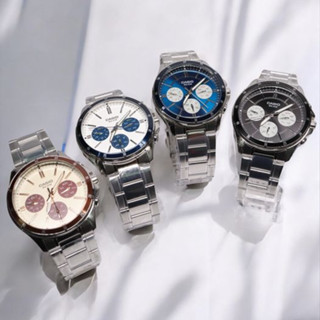 นาฬิกา Casioแท้ รุ่น MTP-1374D นาฬิกาผู้ชายสายสเตนเลส -ของแท…