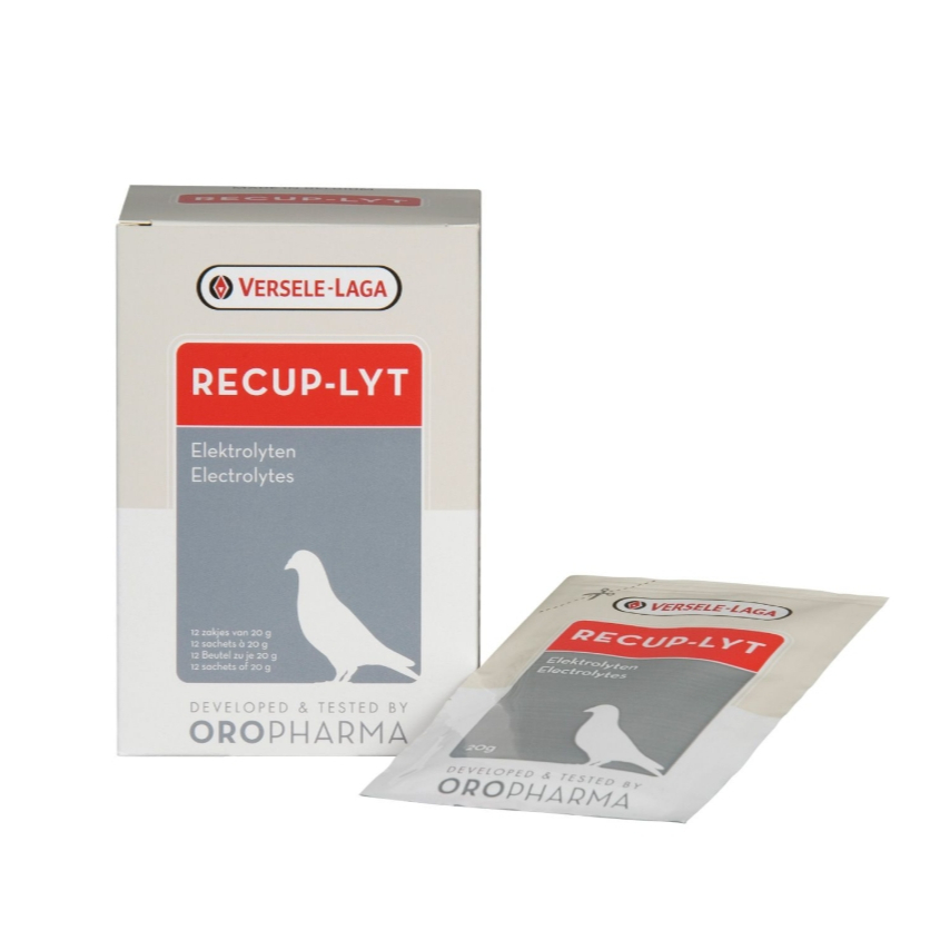 (แพ็กเกจ 240 G.) Recup-Lyt  เกลือแร่-กลูโคส วิตามินนกทุกสายพันธุ์